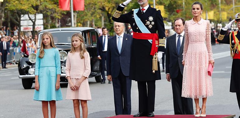 Los Reyes presiden un Día de la Fiesta Nacional marcado por la pandemia de COVID-19