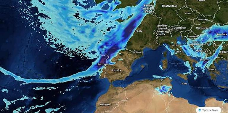 Mucha lluvia, potente viento y frío intenso a partir de este domingo