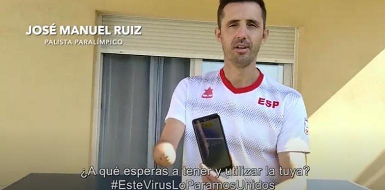 Los deportistas paralímpicos apoyan el uso de la APP Radar COVID con el objetivo de reducir la pandemia