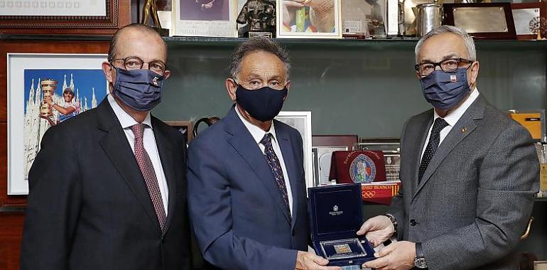 Pablo Galán luce ya la insignia olímpica de oro