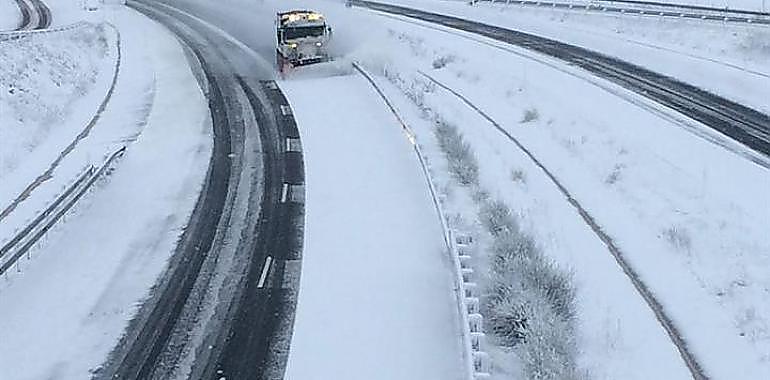 Alerta por nevadas en Asturias hasta el domingo