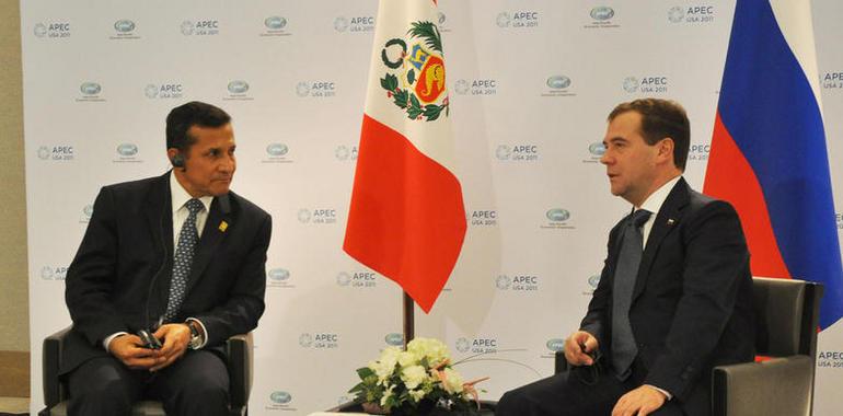 Intensa actividad diplomática de Humala, con los presidentes de Rusia, China y Vietnam