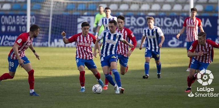 Los de David Gallego se llevaron un punto de la visita a El Toralín