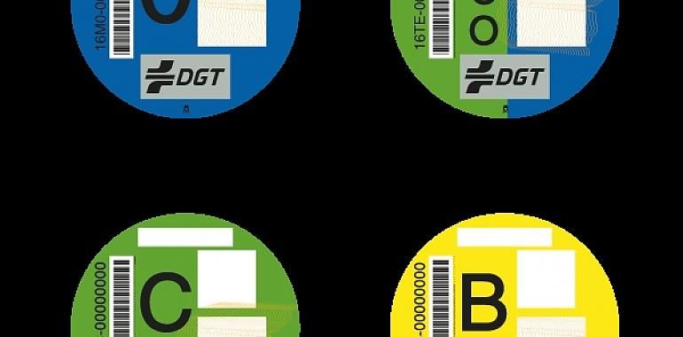 Más del 30% de los vehículos que circulan por Asturias no llevan el distintivo medioambiental de la DGT
