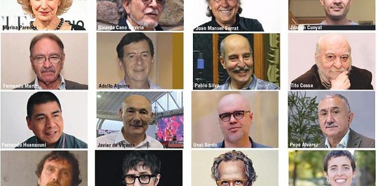 Serrat, Valdano, Pérez Esquivel y Chomsky, entre 140 personalidades, apoyan manifiesto 