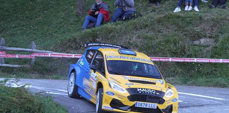 Óscar Palacio y Enrique Velasco, ganadores del 5º Rally de La Felguera