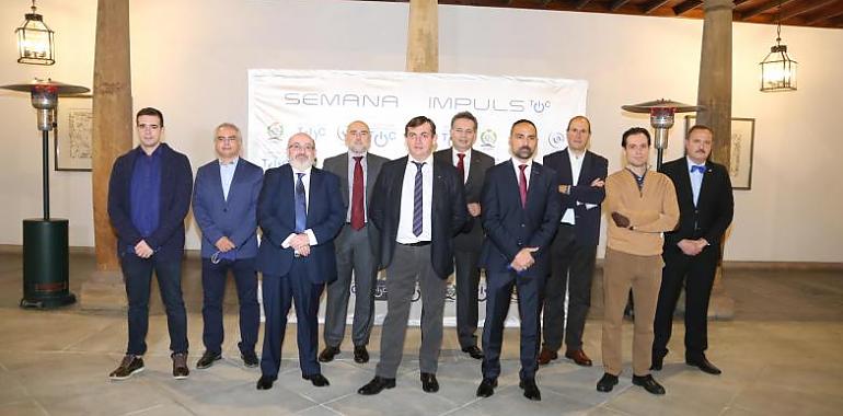  IES Santo Ángel de Avilés, Fundación Vinjoy, Neosentec, Ricoh, Satec y Antonio Valdés Tronco recogen los premios Impulso Tic 