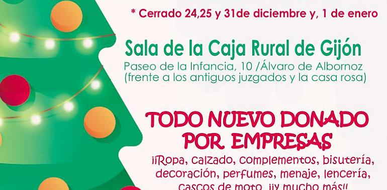 El Mercadillo Navideño de la Asociación de Enfermos de ELA ya está abierto en Gijón