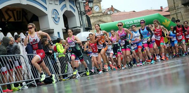 El Campeonato de España de Duatlón Avilés capea el temporal 