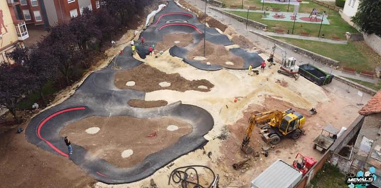 la pista de pump track de Villalegre en Avilés estará operativa en septiembre