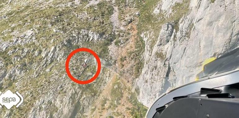 Rescatado un excursionista indispuesto en la Ruta del Cares