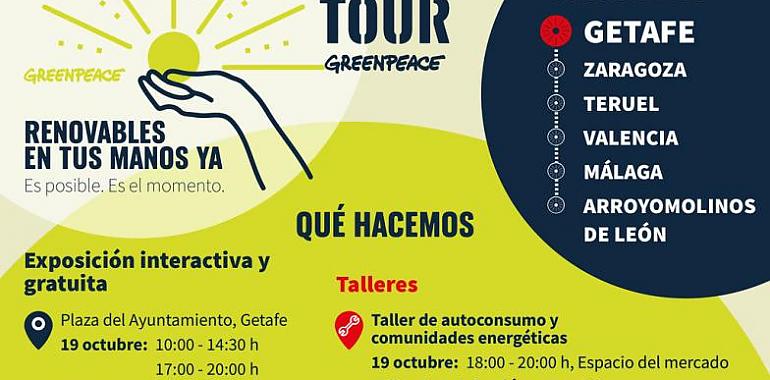 Greenpeace apuesta por ‘Renovables en tus manos ya. Es posible, es el momento’