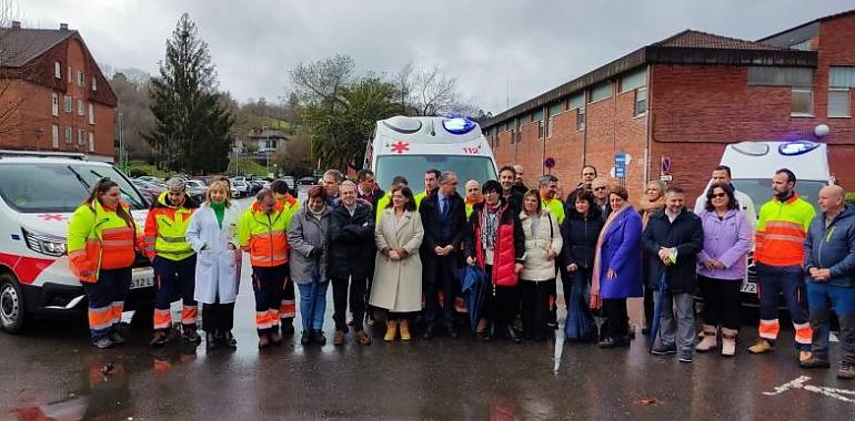 El área del oriente de Asturias cuanta con una nueva ambulancia de soporte vital básico