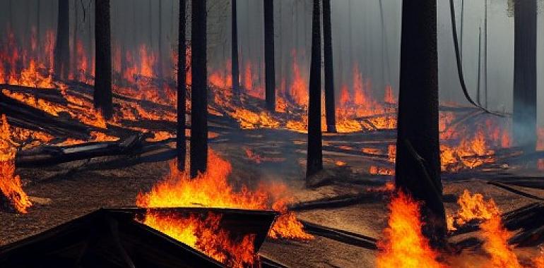 Revisando esta mañana la situaciación de nueve focos con incendios forestales en nuestra región