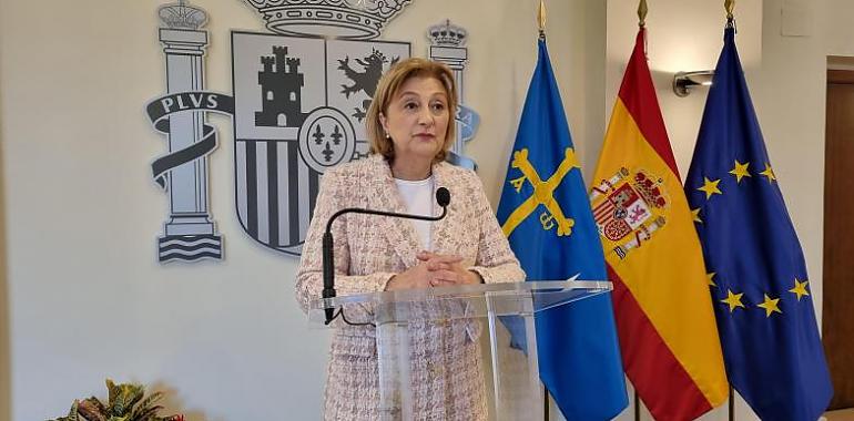 La Delegada del Gobierno en Asturias saca pecho por las medidas sociales del Ejecutivo central