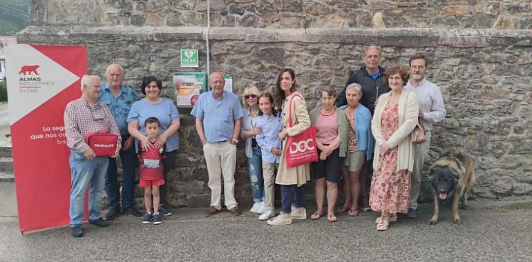 Loroñe es el primer pueblo que se CARDIOPROTEGE en Asturias gracias a la Asociación Vecinal