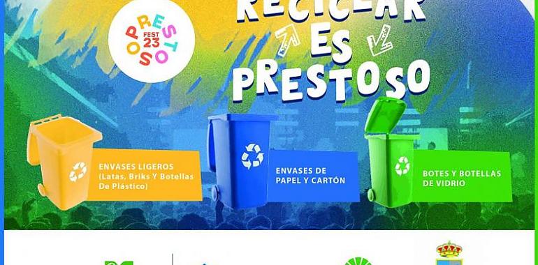 Cogersa y Ecoembes colaboran con el Prestoso Fest