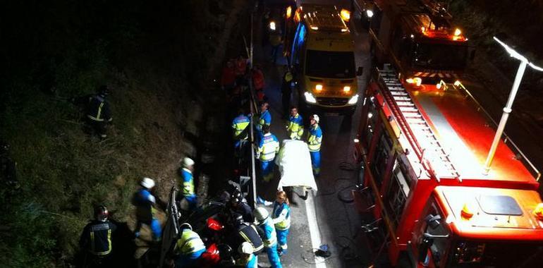 Dos heridos tras un accidente de tráfico en Fuenlabrada