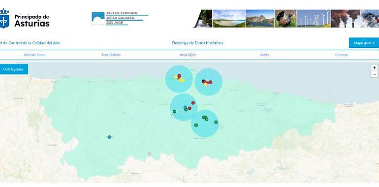 Desactivado el protocolo por contaminación del aire en la zona de Oviedo