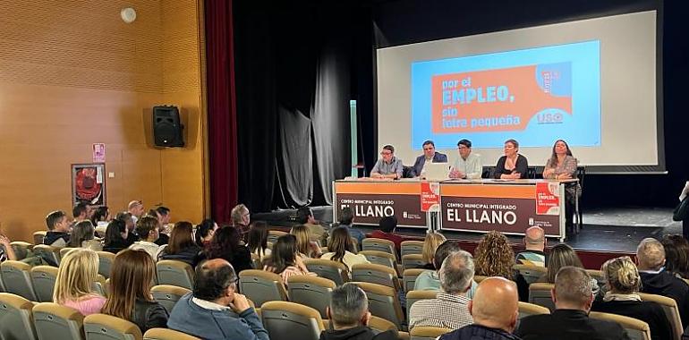 USO denuncia la precariedad del empleo en Asturias: temporalidad disparada en la Administración, trabajos a tiempo parcial y sin conciliación