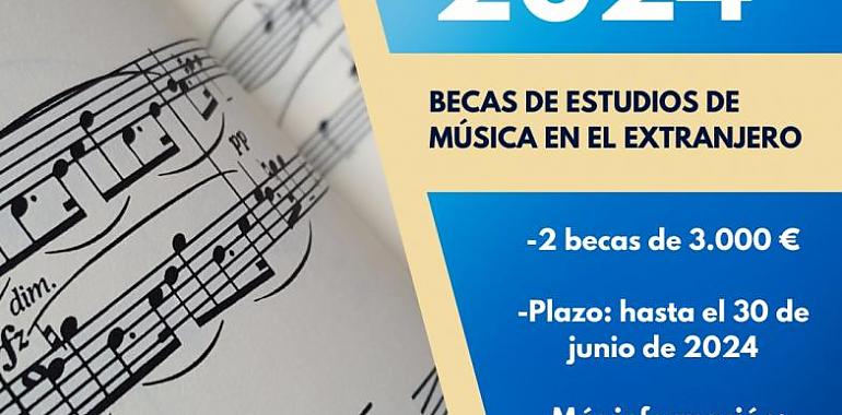 La Fundación Alvargonzález ofrece dos becas de 3.000 € para estudios de música en el extranjero