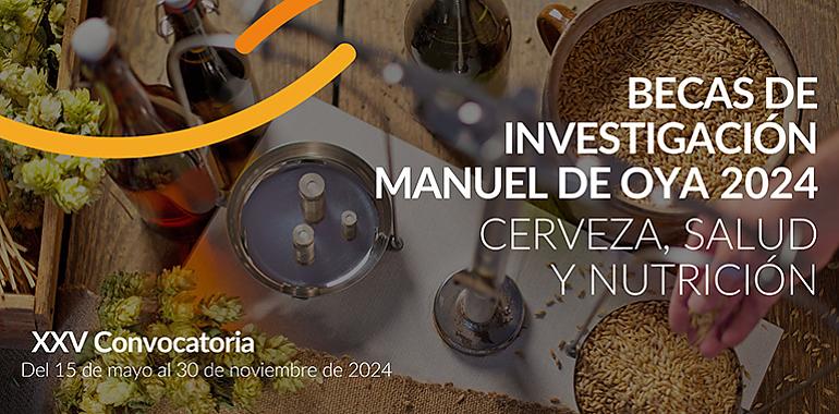 Abierta la convocatoria para las Becas de Investigación Manuel de Oya Cerveza, Salud y Nutrición 2024