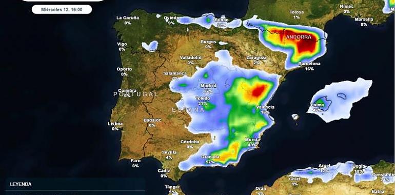 Alerta de lluvias intensas en Asturias: Semana de tormentas y aire polar