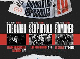 Conciertos Imposibles regresa a Xixón con un homenaje a los pioneros del punk: Sex Pistols, The Clash y Ramones