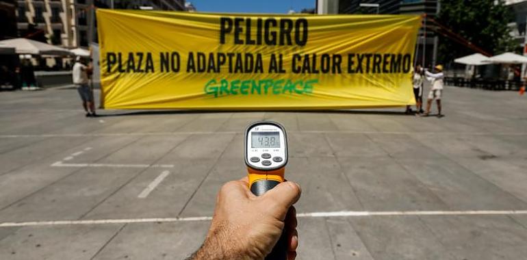 Greenpeace alza la voz en Madrid: Urge adaptar las ciudades al calor extremo
