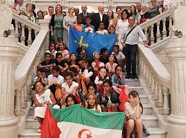 Asturias recibe con calidez a la delegación saharaui del programa "Vacaciones en Paz"