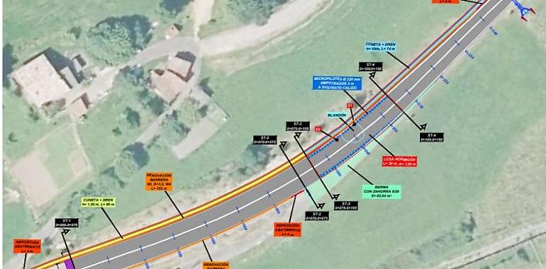 Inversión de 343.000 euros en la reparación de la carretera de Cué, Llanes: Un desafío técnico de alta complejidad geológica