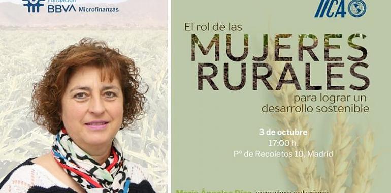 La ganadera asturiana María Ángeles Díez representa a las mujeres rurales españolas en un evento internacional en Madrid sobre igualdad en la agricultura