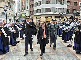 La Policía Nacional celebra a sus Ángeles Custodios con un emotivo acto de reconocimiento y condecoraciones en Oviedo