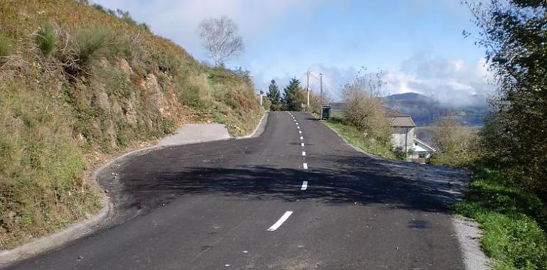 Fomento finaliza las obras de mejora del acceso a L.linares en Cangas del Narcea con una inversión de más de 240.000 euros