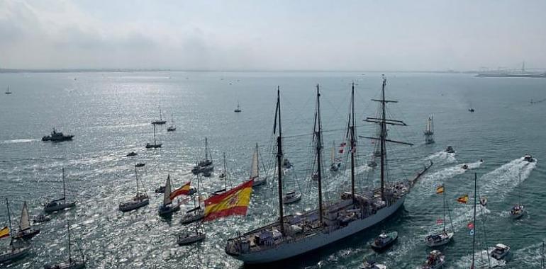 El buque-escuela Juan Sebastián Elcano atracará en Gijón en julio, con la Princesa Leonor a bordo para su formación