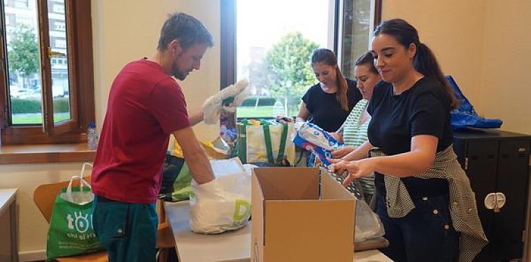 Oviedo finaliza la recogida de alimentos y material higiénico para los afectados por la DANA en la Comunidad Valenciana