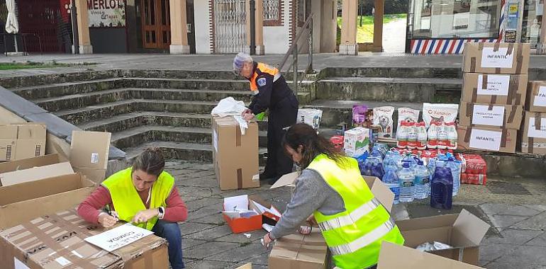 Avilés se moviliza en apoyo a las zonas afectadas por la DANA con una intensa recogida de material