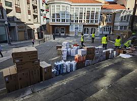 Avilés suspende temporalmente la recogida de ayuda material para afectados por la DANA ante saturación de almacenes