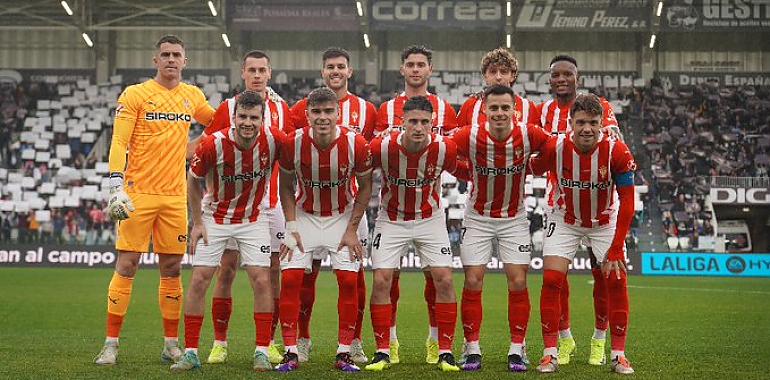 Gran victoria del Sporting en Burgos (0-2)