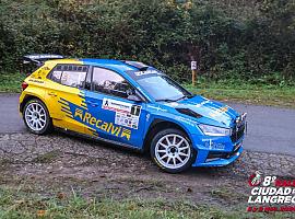 Óscar Palacio y Alberto Iglesias dominan el 8º Rally Ciudad de Langreo en una emocionante jornada de alta competición