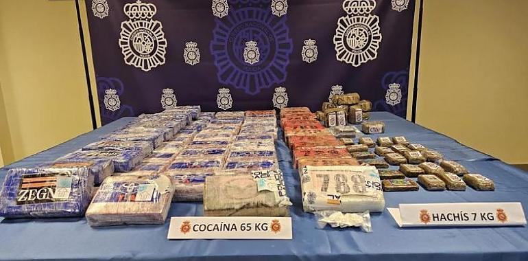 Desarticulada una de las mayores redes de narcotráfico del norte de España: Detenida en Gijón una mujer con 50 kilos de cocaína