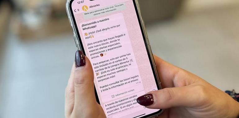 Alimerka revoluciona la comunicación con sus clientes: Estrena canal de WhatsApp con sorteos y ofertas exclusivas