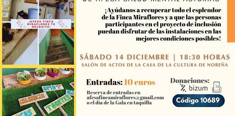 Noreña se viste de solidaridad con la gala en beneficio de la Finca Miraflores