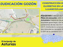 Luanco transforma sus accesos: Fomento invierte más de un millón en la construcción de dos nuevas glorietas