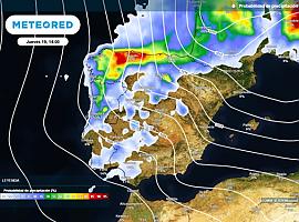 Asturias se prepara para un cambio meteorológico: lluvias, nieve y posible DANA en camino