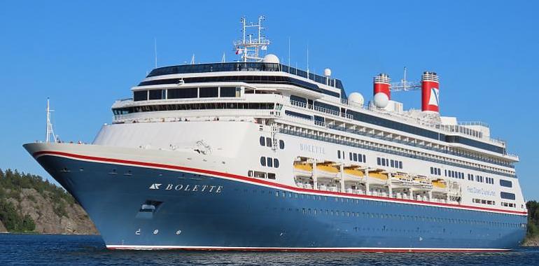 El Puerto de Gijón cierra la mejor temporada de cruceros de su historia con la llegada del "Bolette"