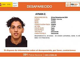 Desaparición en Oviedo: buscan a Ayman, joven de 18 años desaparecido desde Navidad