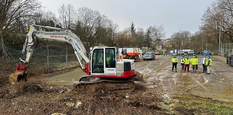 De zona degradada a pulmón verde: comienza la recuperación del área recreativa de Pénjamo en Langreo