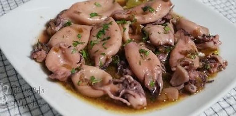 Recetas de una abuela asturiana: Chipirones "afogaos" (según Balbina)