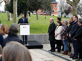 Asturias rinde homenaje a las víctimas de la covid: Hace cinco años la historia cambió, recuerda Adrián Barbón